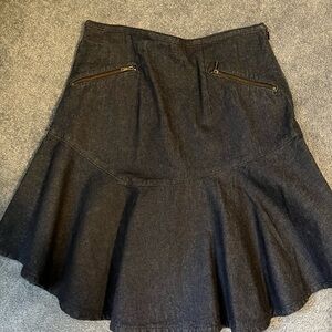 Anthropologie Jean skirt